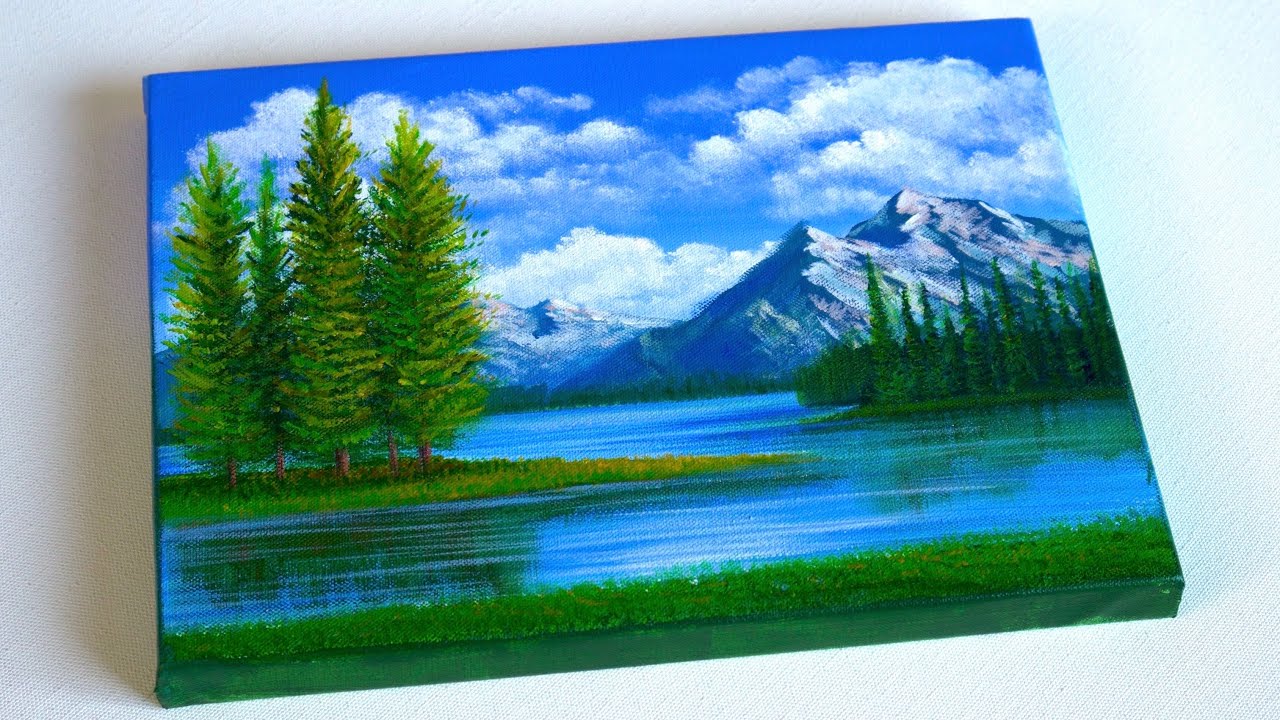 Acrylic Paints | Canvas Paints | Paint Number Package - Scenery Landscape  Diy Painting - Aliexpress